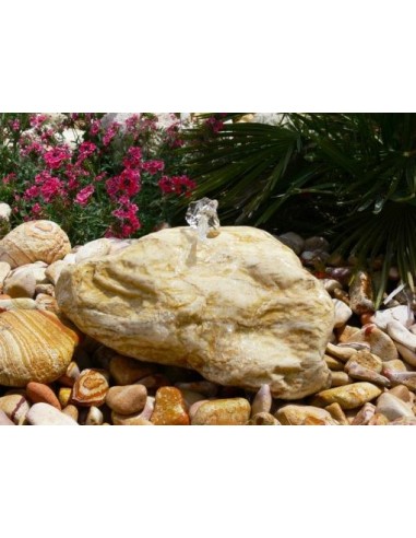 Galet marbre citron 25-40 sac de 20kg