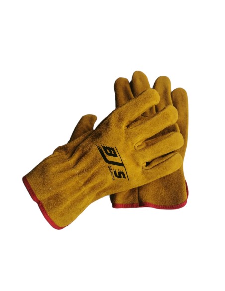 Gants de conducteur fendus Jaune