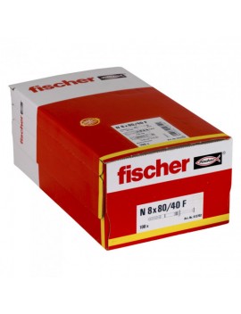 Cheville clou NF 8x80/40 - 100/bte Fischer