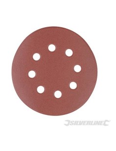 10 disques abrasifs perforés auto-agrippants 125 mm GRAIN 120