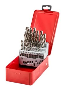 Coffret métal de 25 mèches acier HSS-G Ø1-13/0,5 EXTRA FISCHER 2