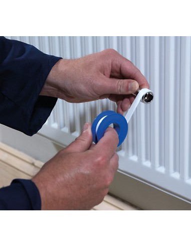 Ruban d'étanchéité pour filetage PTFE blanc Silverline 10 pièces