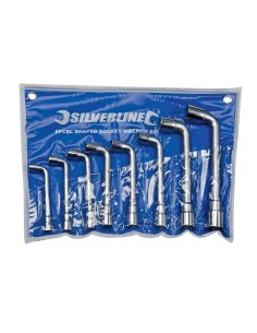 Jeu de clés à douille en L Silverline 8 pièces 2