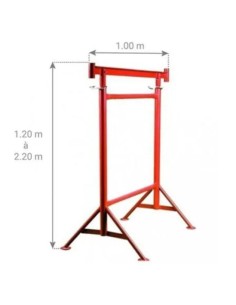 Tréteau de maçon - Charge max 900 kg 2