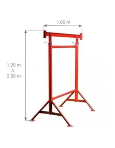 Tréteau de maçon - Charge max 900 kg