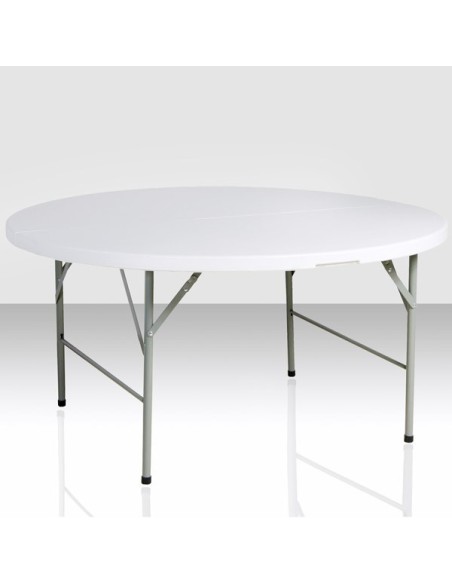 Table ronde de 150 cm pliante en malette BJS