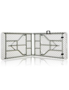 Table rectangulaire dimension 240 cm x 76 cm, pliante en malette 2