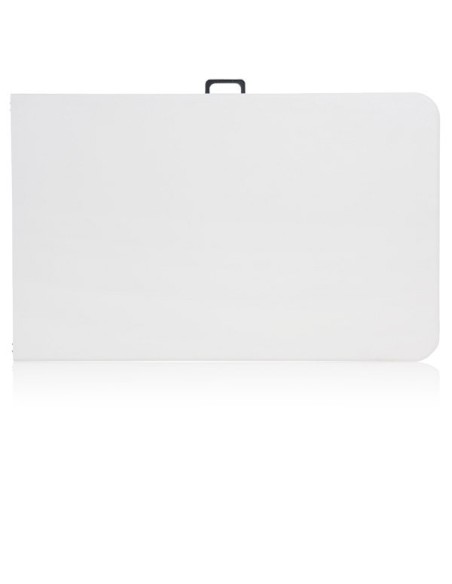 Table rectangulaire dimension 240 cm x 76 cm, pliante en malette
